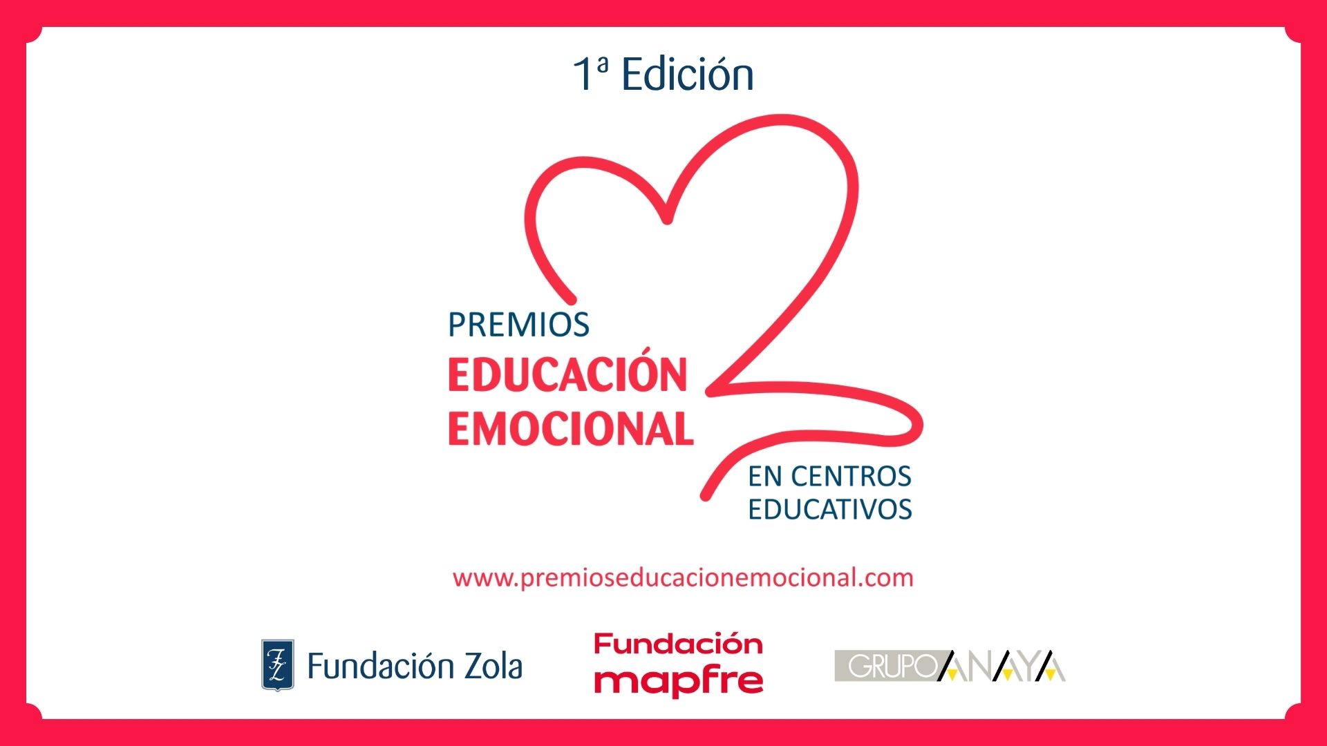 Llega la I Edición Premios Educación Emocional en Centros Educativos para impulsar el bienestar en las aulas